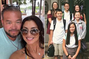 Jon Gosselin, Fiance Stephanie, and kids