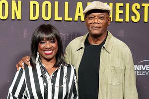 LaTanya Richardson and Samuel L. Jackson at the premiere of Peacock's "Fight Night: The Million Dollar Heist" held at Jazz at Lincoln Center on September 4, 2024
