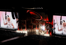 Lady Gaga performs during a massive free show at Copacabana Beach on May 3, 2025, in Rio de Janeiro, Brazil.