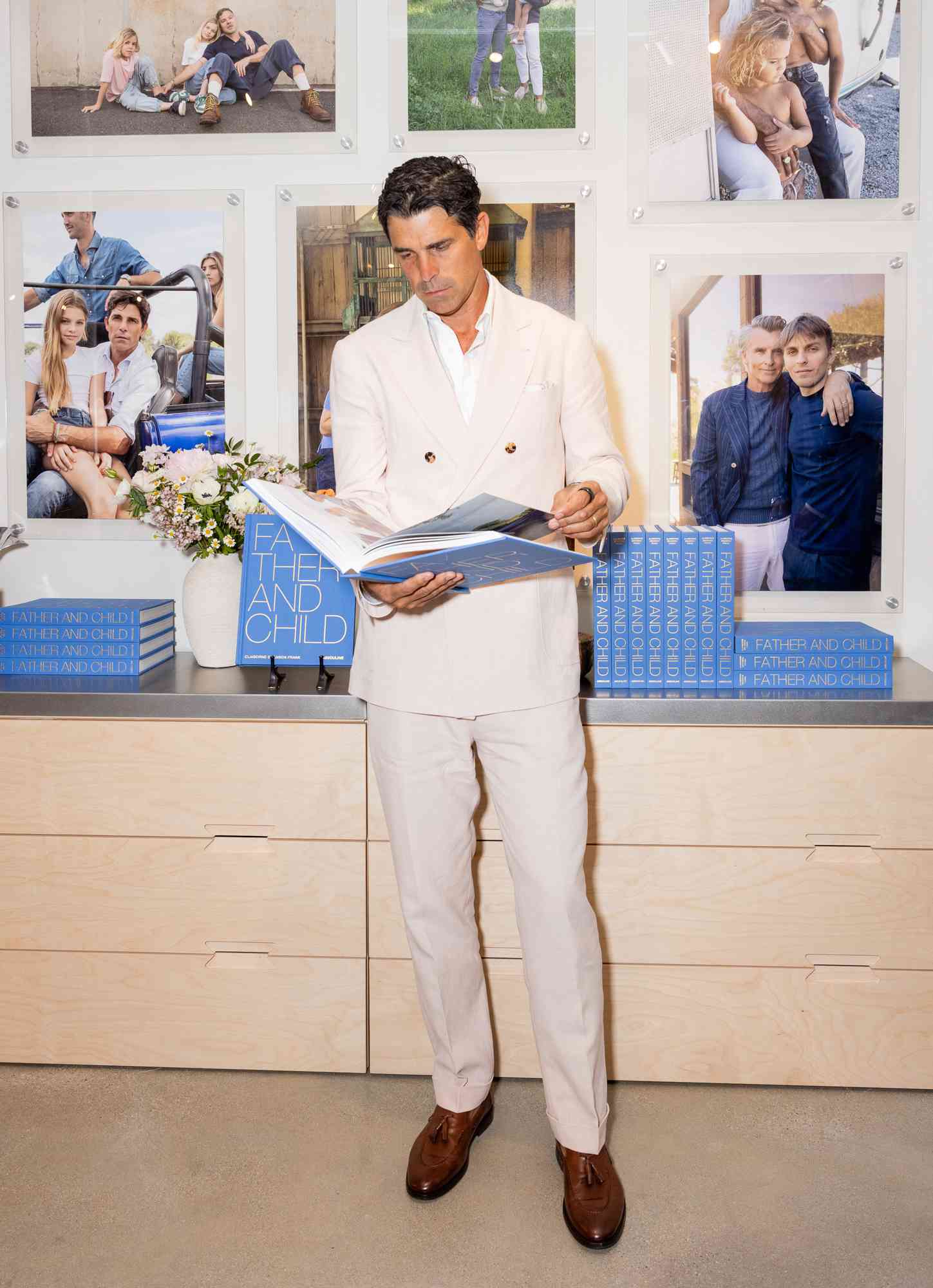 Nacho Figueras attends Brunello Cucinelli & Claiborne Swanson Frank Celebrate 'Father & Child' in Los Angeles on Wed, May 21 2025