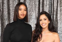 BEVERLY HILLS, CALIFORNIA - NOVEMBER 25: (Editorial Use Only) (Exclusive Coverage) (L-R) Natalia Bryant and Vanessa Bryant attend the World Premiere of