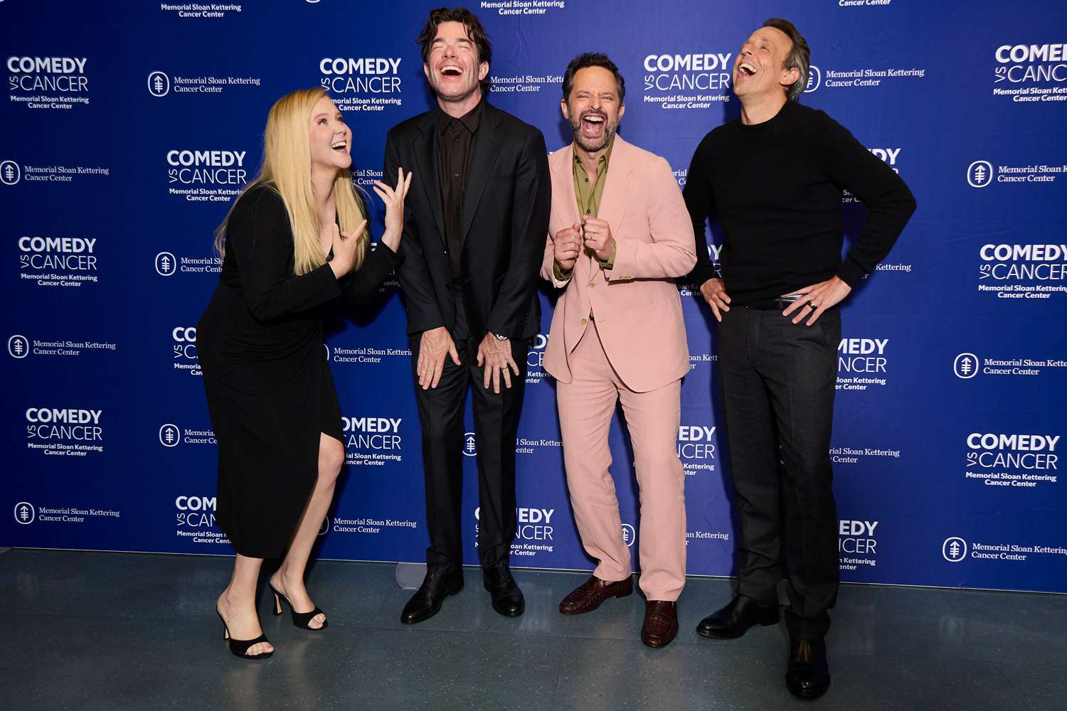 Nick Kroll, Seth Meyers, Amy Schumer, John Mulaney, and special guests hosted Comedy vs Cancer - the one-night-only event, taking 