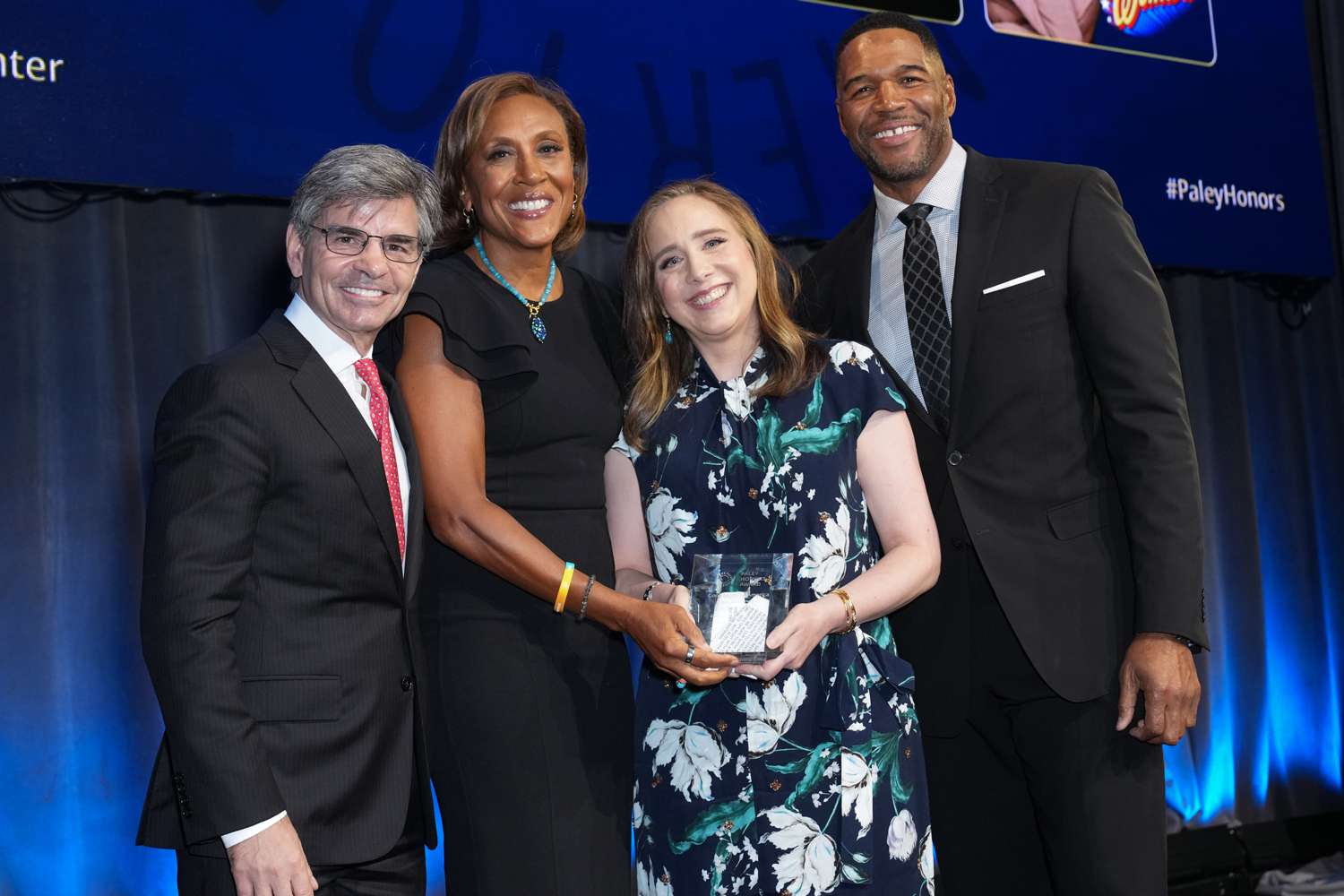 Robin Roberts, Michael Strahan and George Stephanopoulos, Joe Tsai & Crystal McCrary Honored @ 2025 Paley Honors Spring Gala