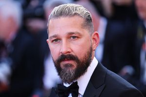 Shia LaBeouf attends the "Megalopolis" red carpet during the 77th Annual Cannes Film Festival at Palais des Festivals on May 16, 2024 in Cannes, France.