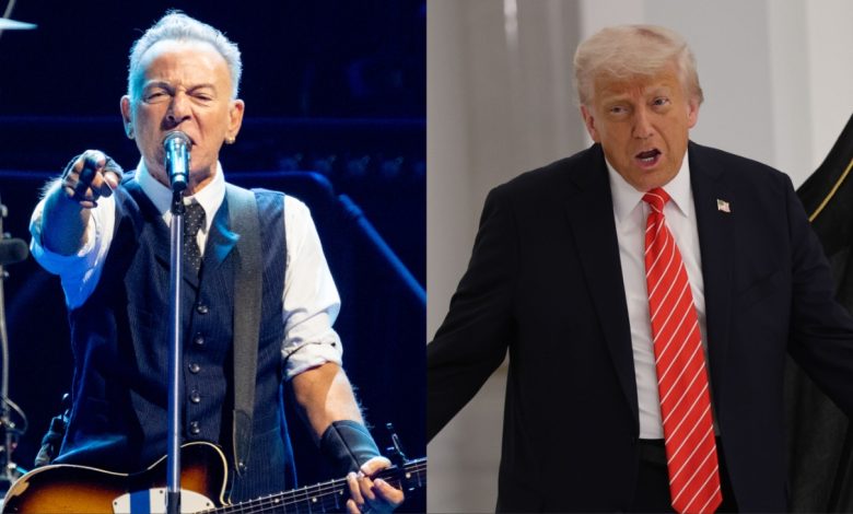 Bruce Springsteen and Donald Trump.