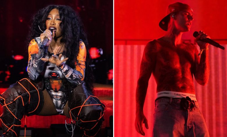 Justin Bieber Joins SZA for Surprise Performance at SoFi Stadium Stop of Grand National Tour