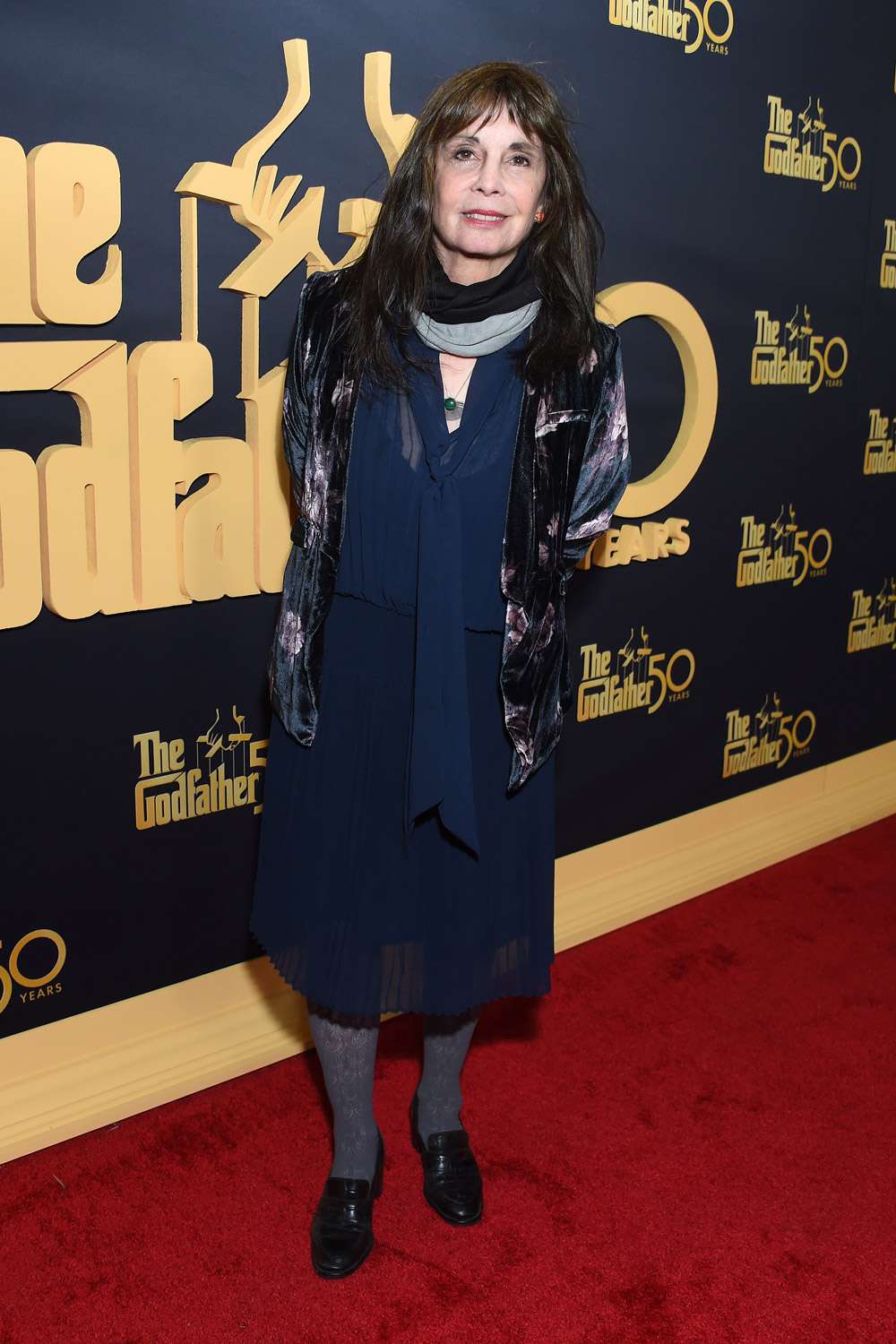 Talia Shire at 'The Godfather' 50th Anniversary premiere held at Paramount Theater on February 22, 2022 in Los Angeles, California.