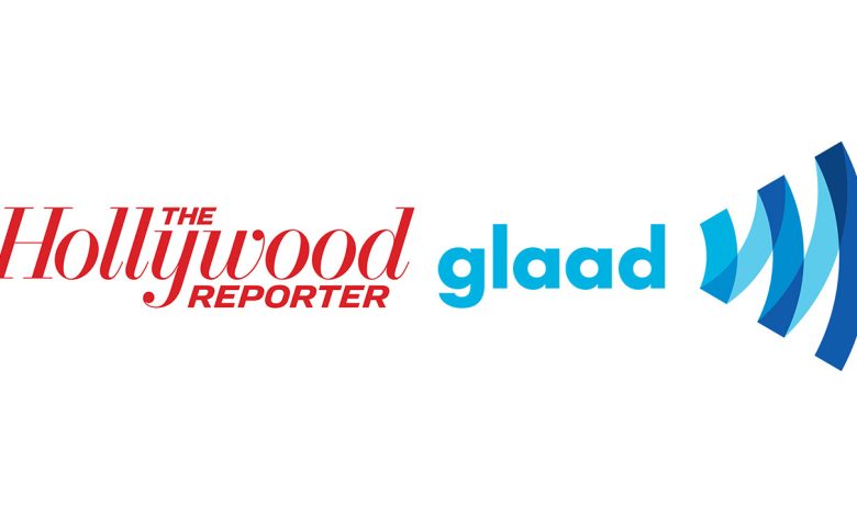 The Hollywood Reporter and glaad Logos