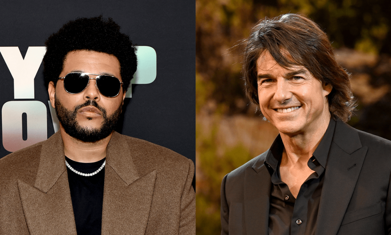 The Weeknd and Tom Cruise