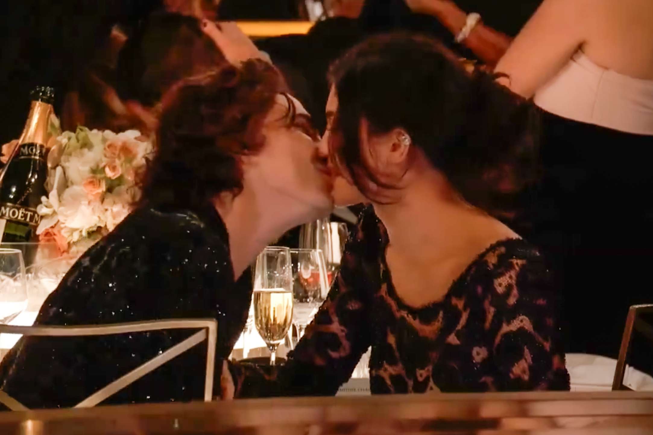  timothee Chalamet kylie jenner golden globes