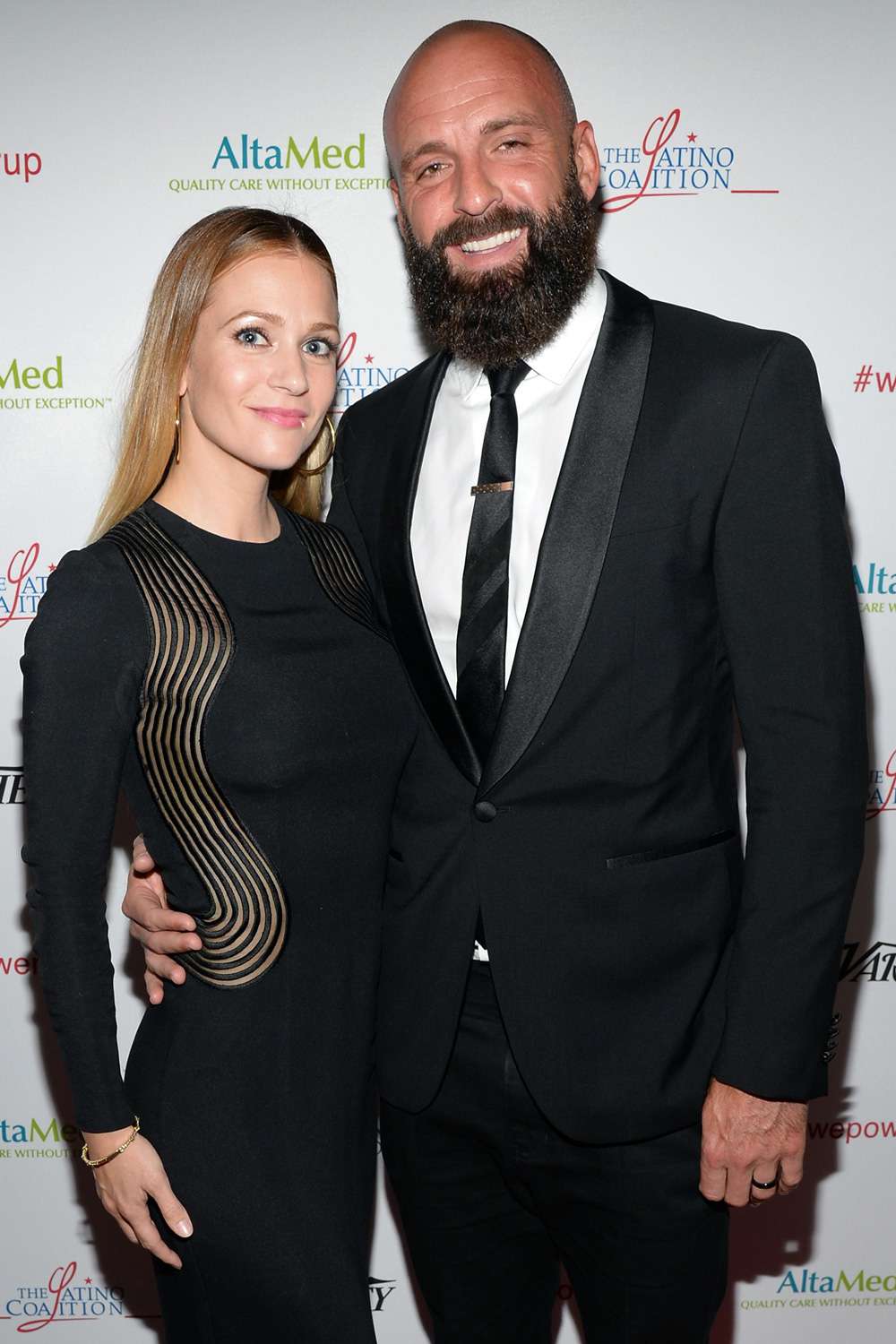  Actress A. J. Cook (L) and Nathan Andersen attend the AltaMed Power Up, We Are The Future Gala at the Beverly Wilshire Four Seasons Hotel on May 12, 2016 in Beverly Hills, California. 