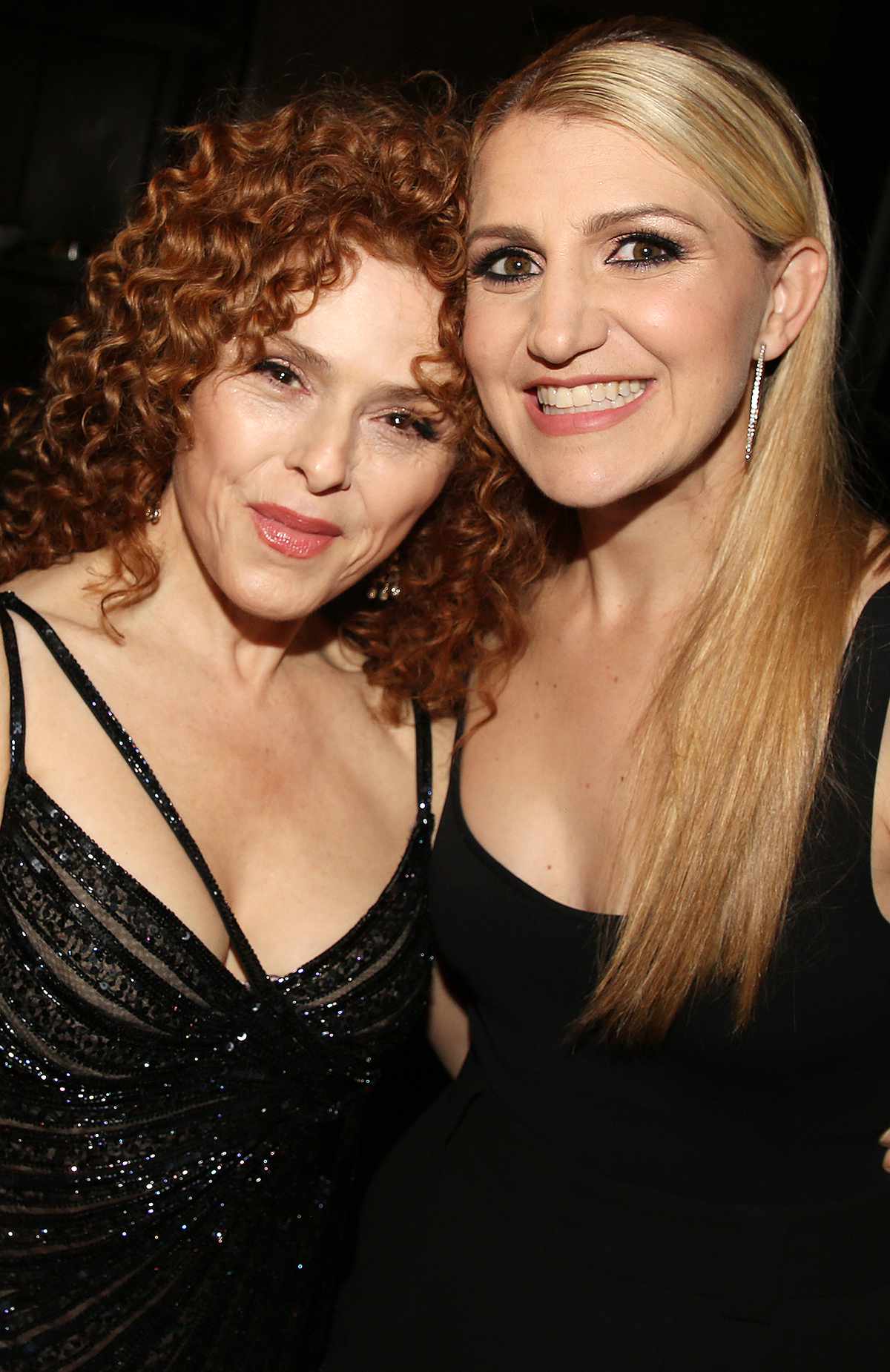 Bernadette Peters and Annaleigh Ashford pose at the 2025 Manhattan Theatre Club Spring Gala