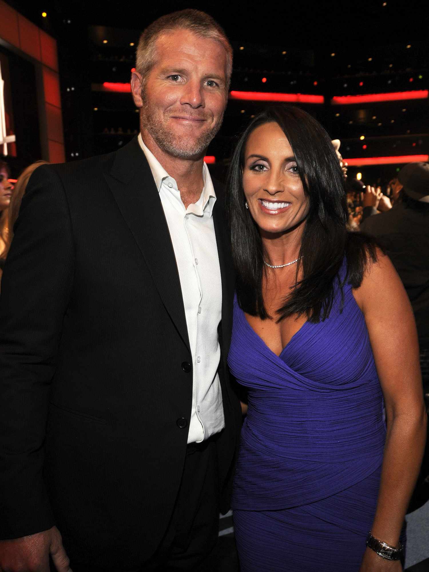 Brett Favre and Deanna Favre at the 2008 ESPY Awards on July 16, 2008 in Los Angeles, California.