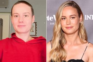 Brie Larson, Buzz Cut, Instagram