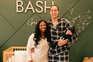 Brittney Griner and Cherelle Griner first look baby