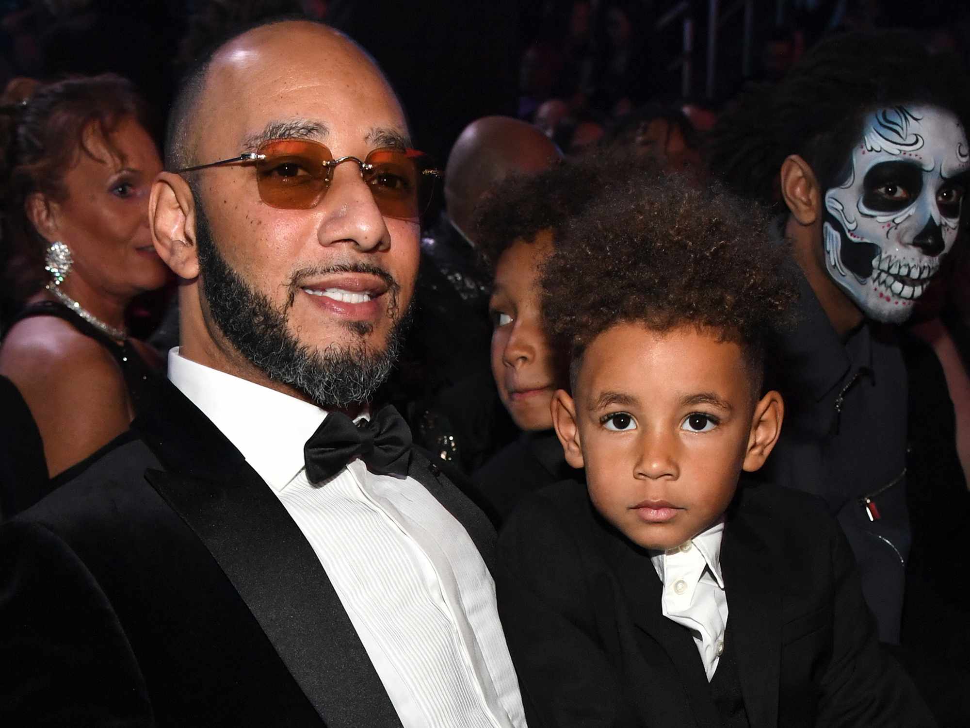 Swizz Beatz and Genesis Ali Dean during the 62nd Annual GRAMMY Awards at STAPLES Center on January 26, 2020 in Los Angeles, California