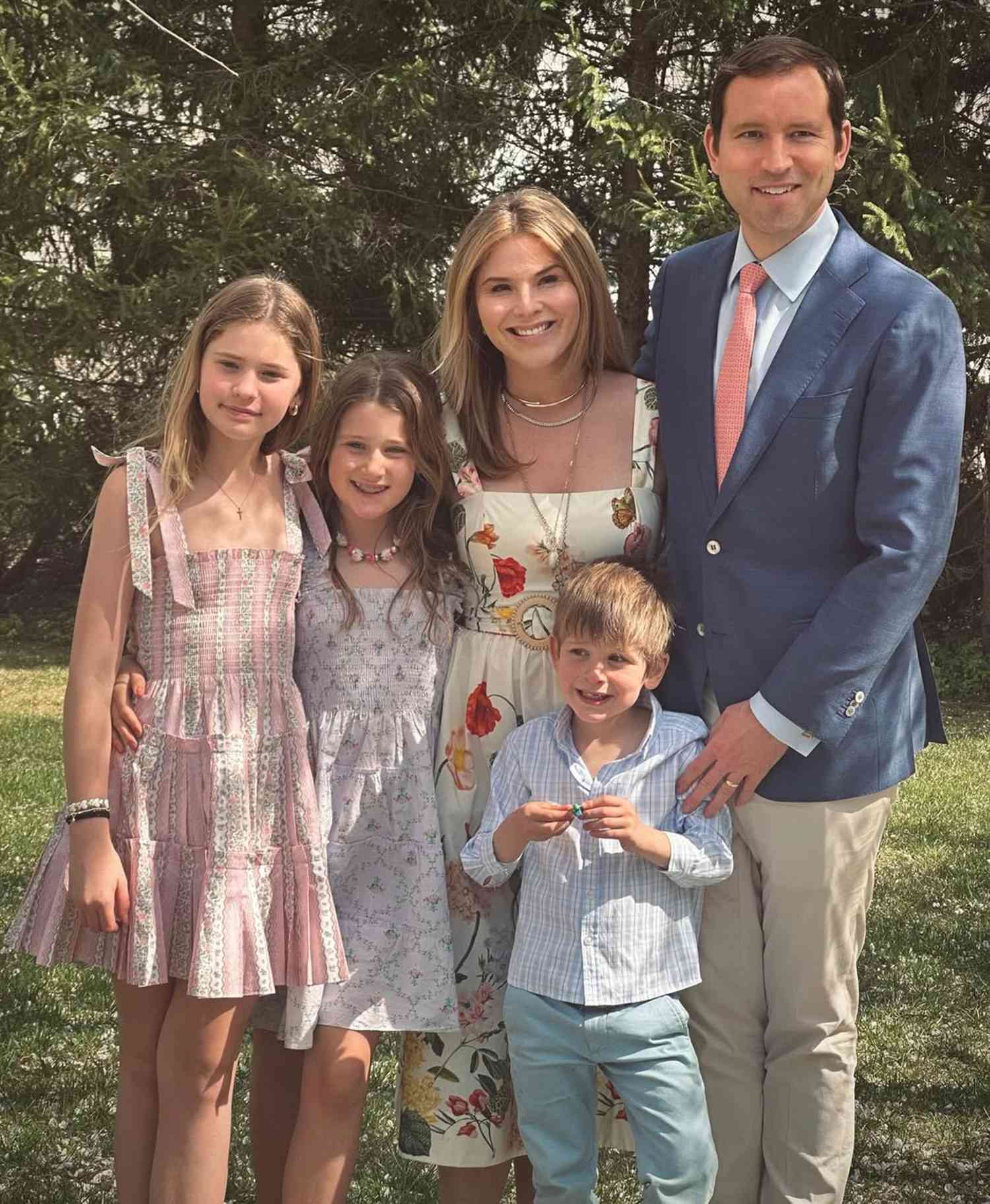 Jenna Bush Hager and family