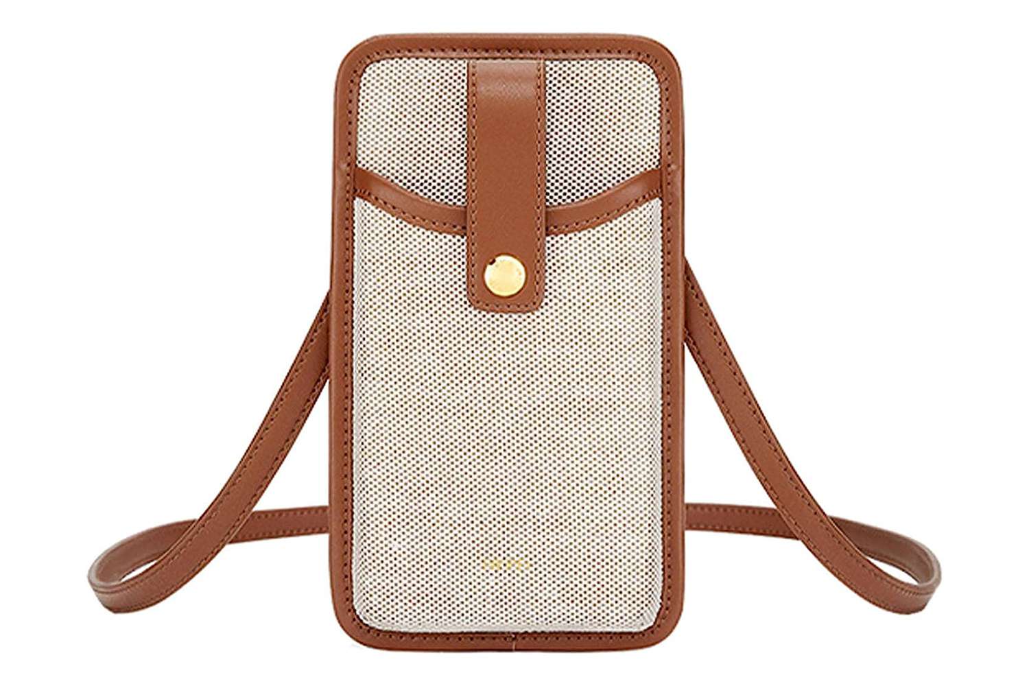 Amazon Prime Day JW PEI Aylin Canvas & Quinn Vegan Leather Cell Phone Crossbody Bag