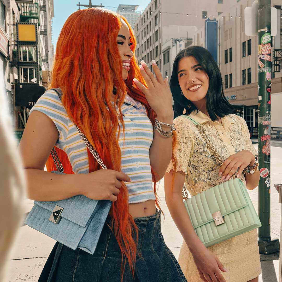 Ice Spice and Charli D'Amelio for Kate Spade New York