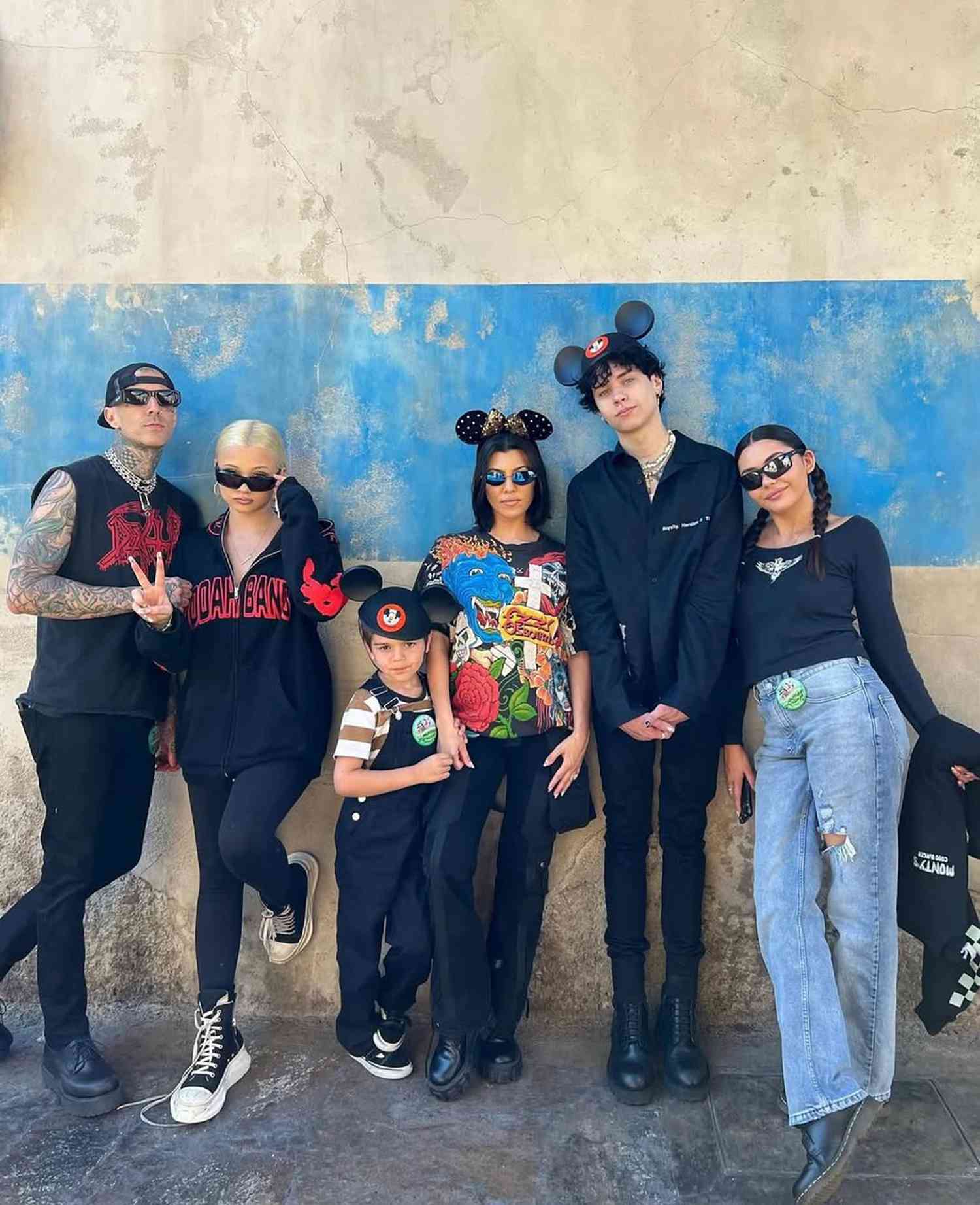 Kourtney Kardashian Celebrates Mother's Day with Her Blended Family