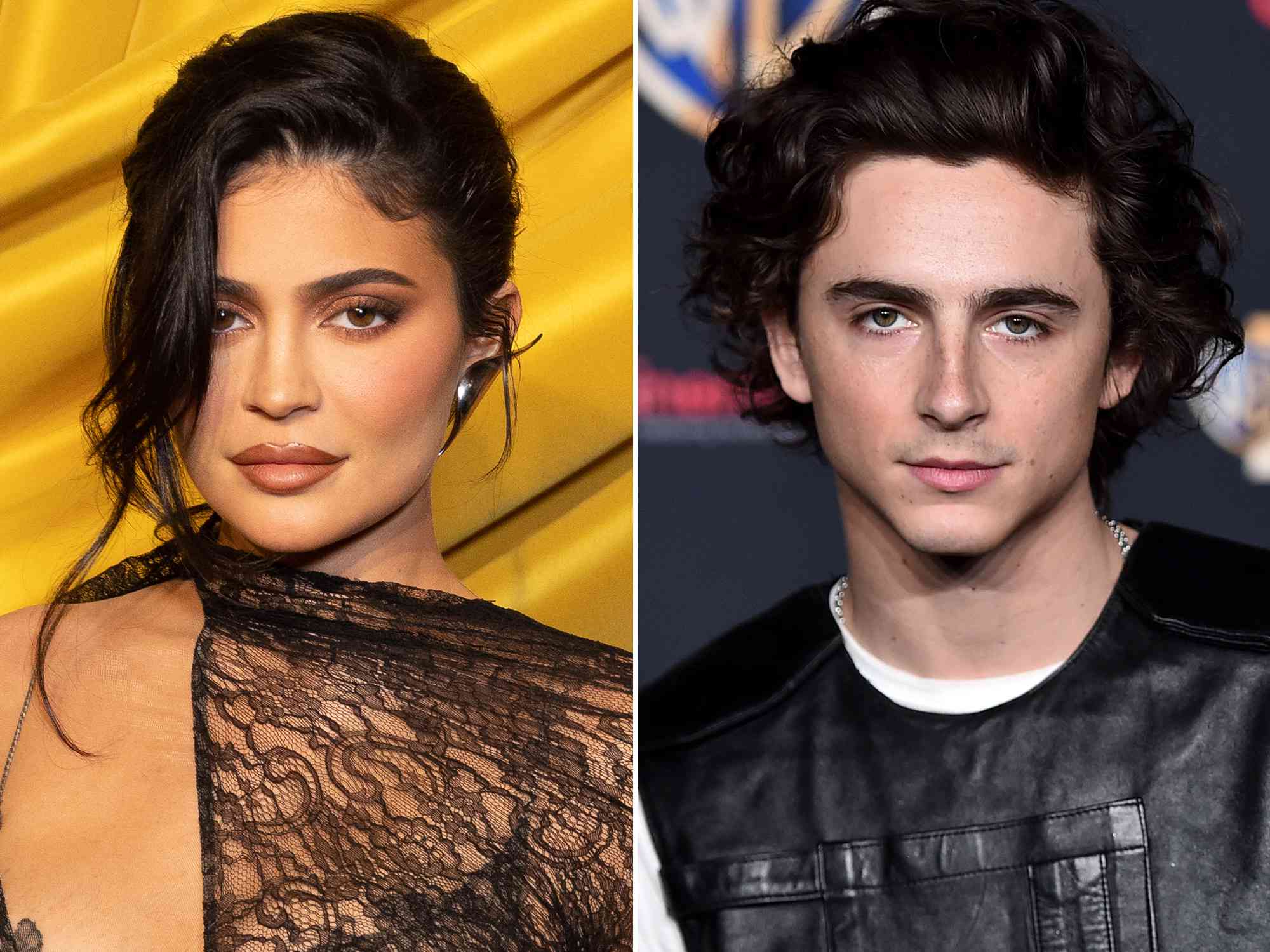 Kylie Jenner and Timothée Chalamet 