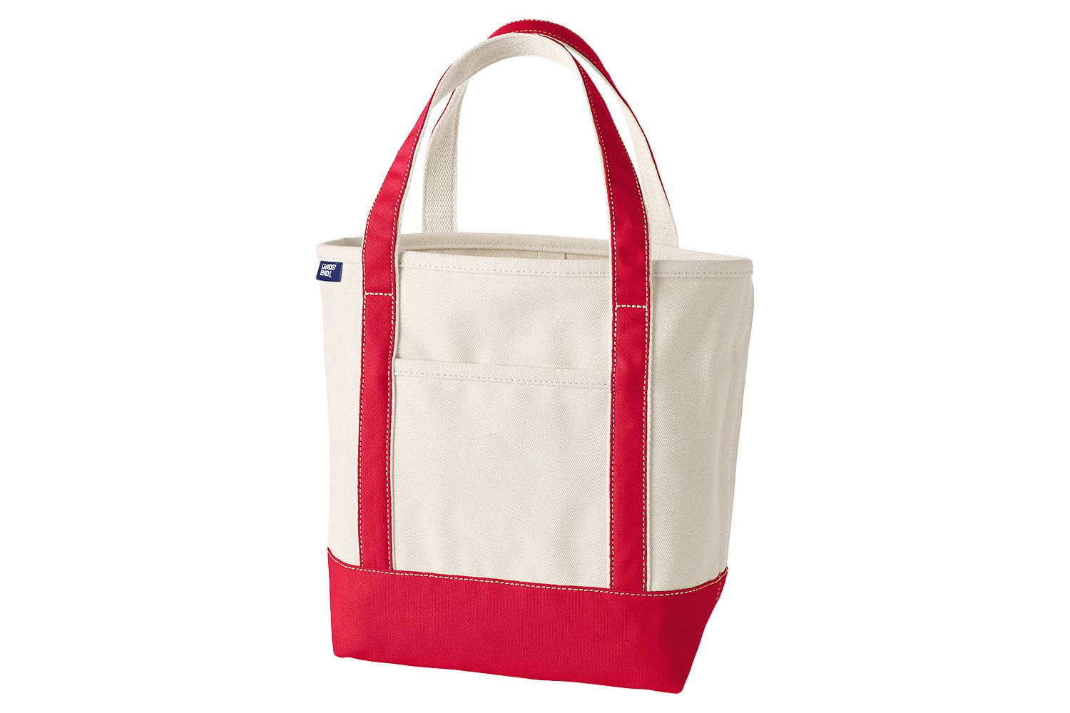 Medium Natural 5 Pocket Open Top Canvas Tote Bag