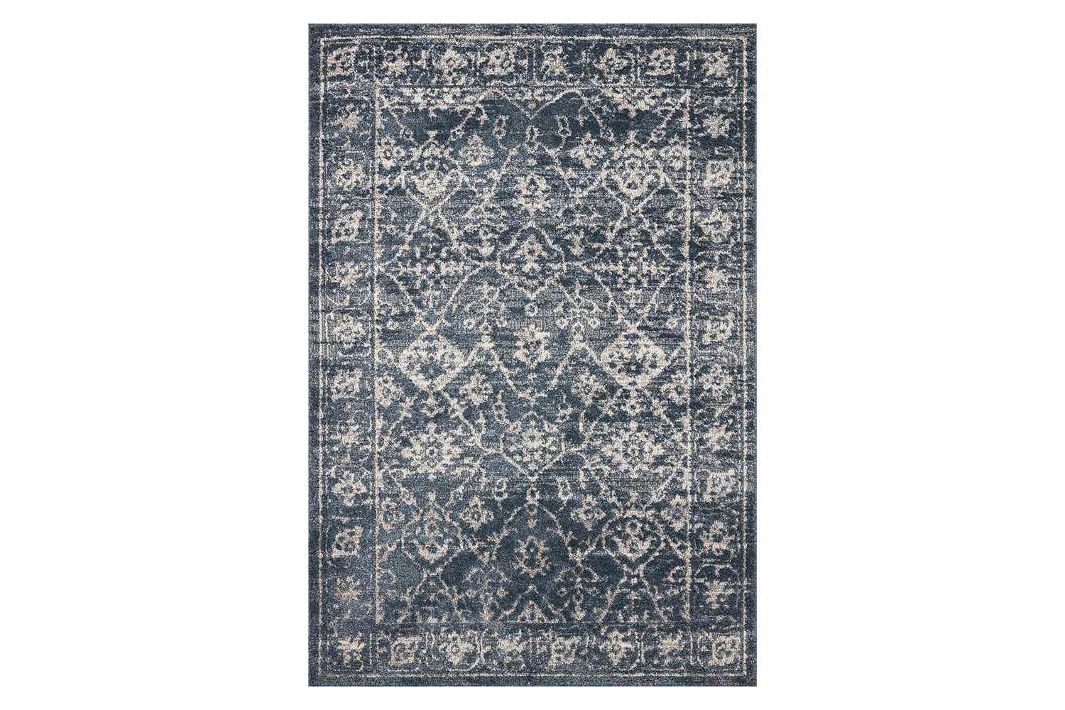 Wayfair Magnolia Home by Joanna Gaines x Loloi Gigi Navy / Stone Area Rug