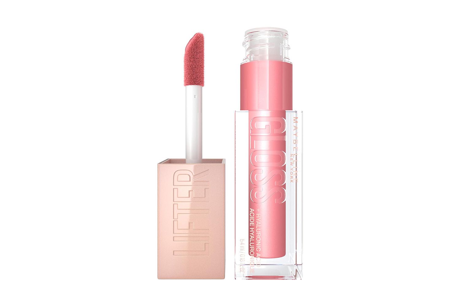 Maybelline Lifter Gloss, Hydrating Lip Gloss with Hyaluronic Acid