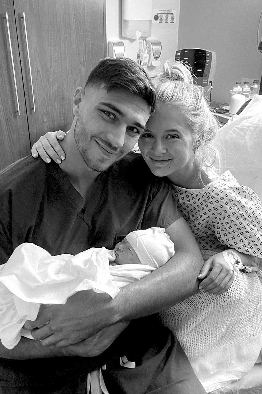 Molly-Mae Hague and Tommy Fury with their newborn daughter Bambi.