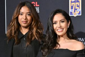 Natalia Bryant, Vanessa Bryant, Bianka Bryant, and Capri Bryant attend the unveiling of Kobe Bryant's Hand & Footprints now permanently placed in the forecourt of the TCL Chinese Theatre
