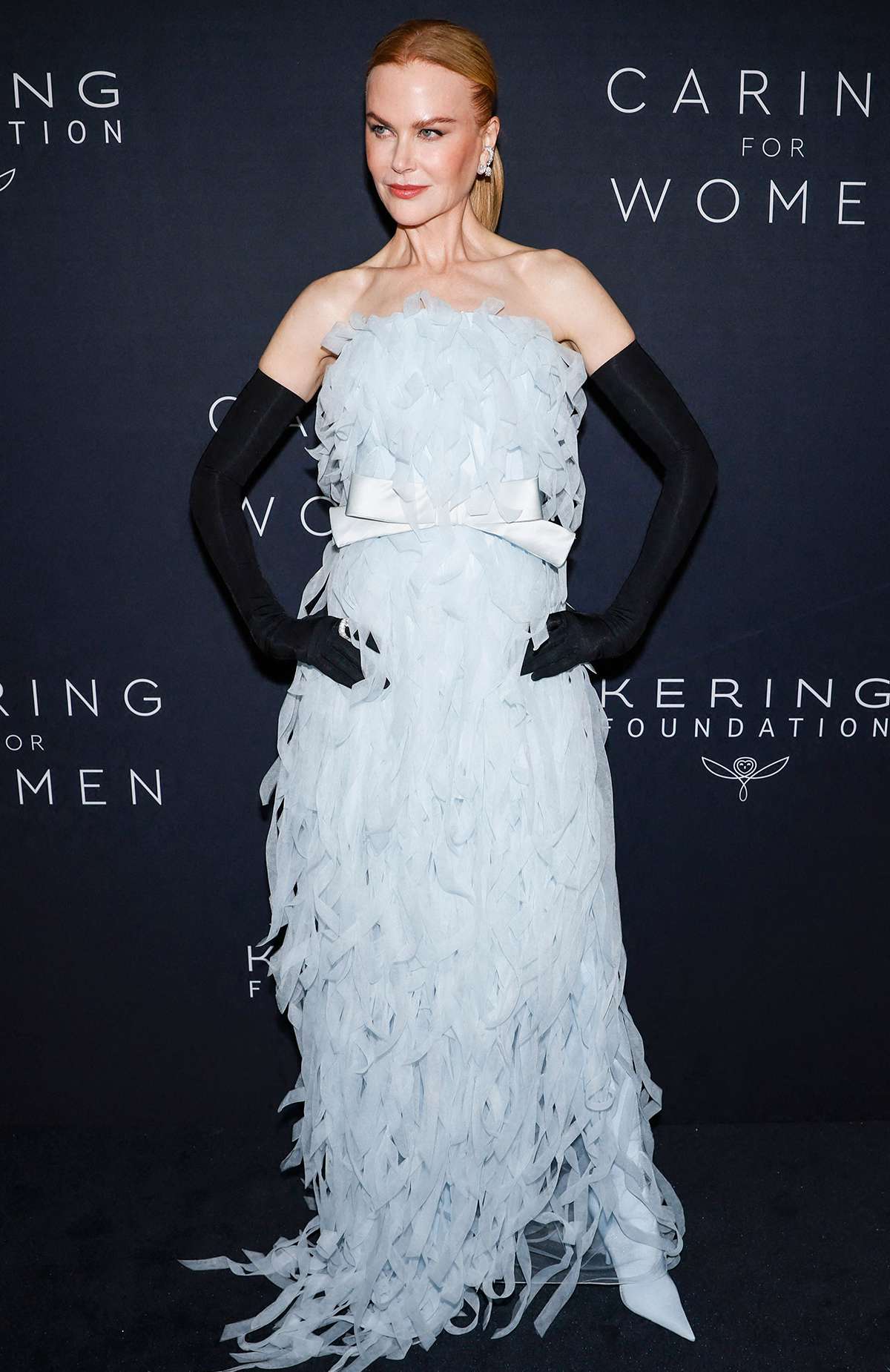Nicole Kidman arrives for the Kering Foundation's second annual Caring for Women Dinner at The Pool in New York City on September 12, 2023