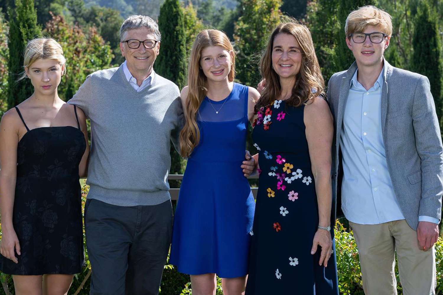 Phoebe Gates, Bill Gates, Jennifer Gates, Melinda French Gates, Rory Gates