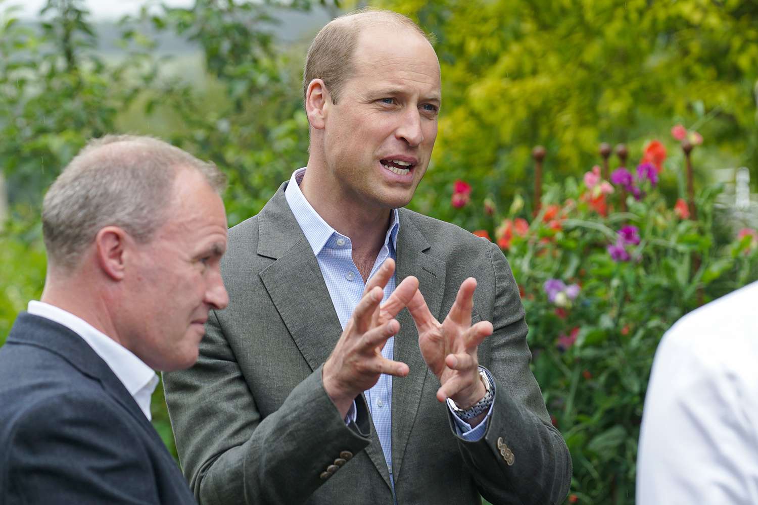 Prince William, Prince of Wales visits The Duchy Of Cornwall Nursery to open The Orangery restaurant on July 10, 2023