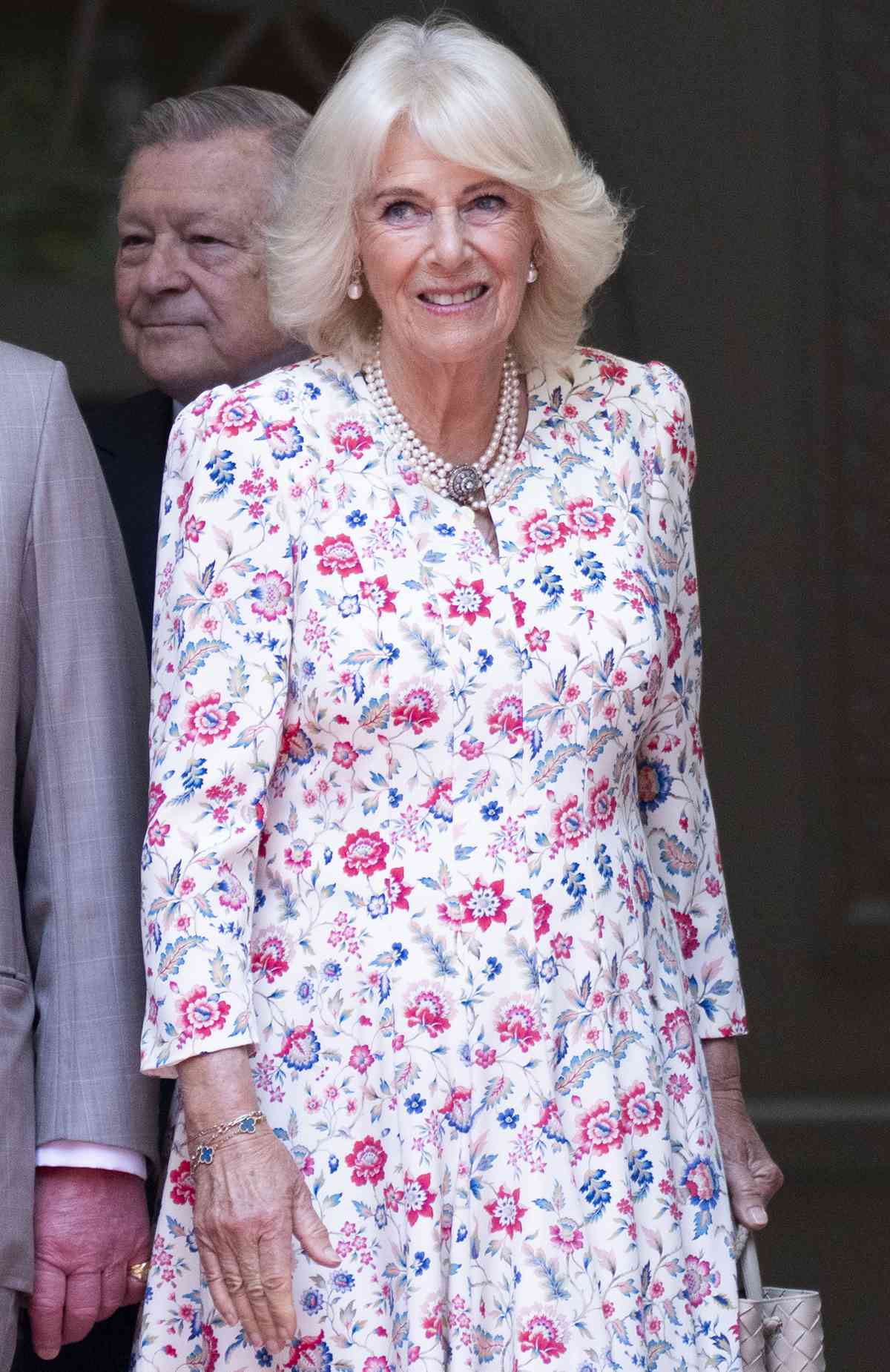 Queen Camilla during a visit to mark the 100th anniversary of Canada House