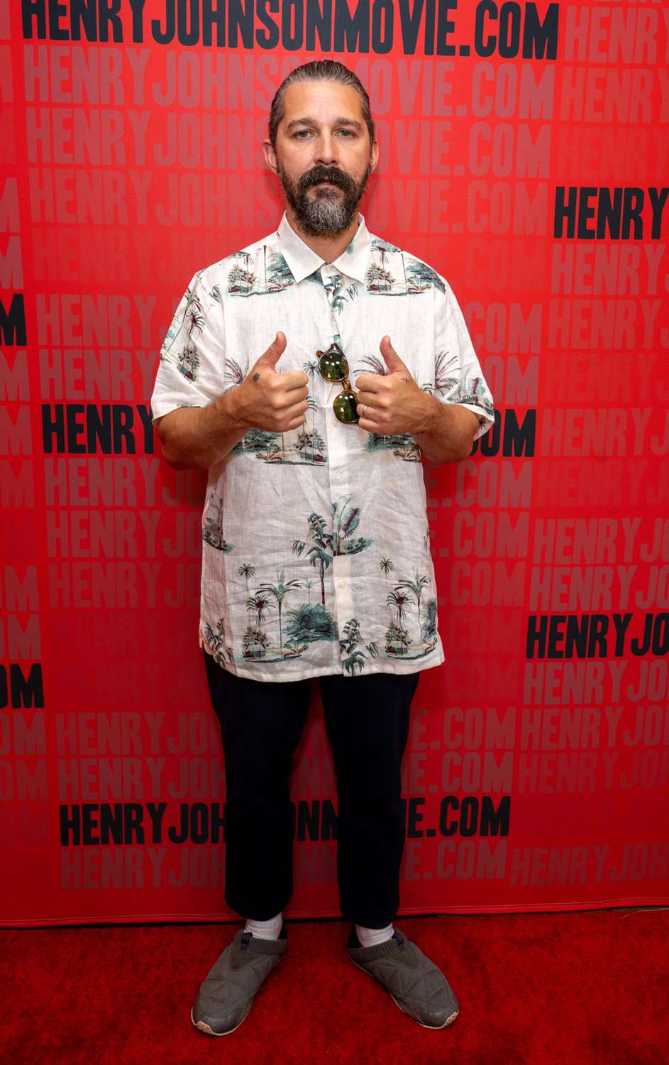 Actor Shia LaBeouf attends the "Henry Johnson" premiere and Q&A at the Aero Theatre on May 09, 2025 in Santa Monica, California.