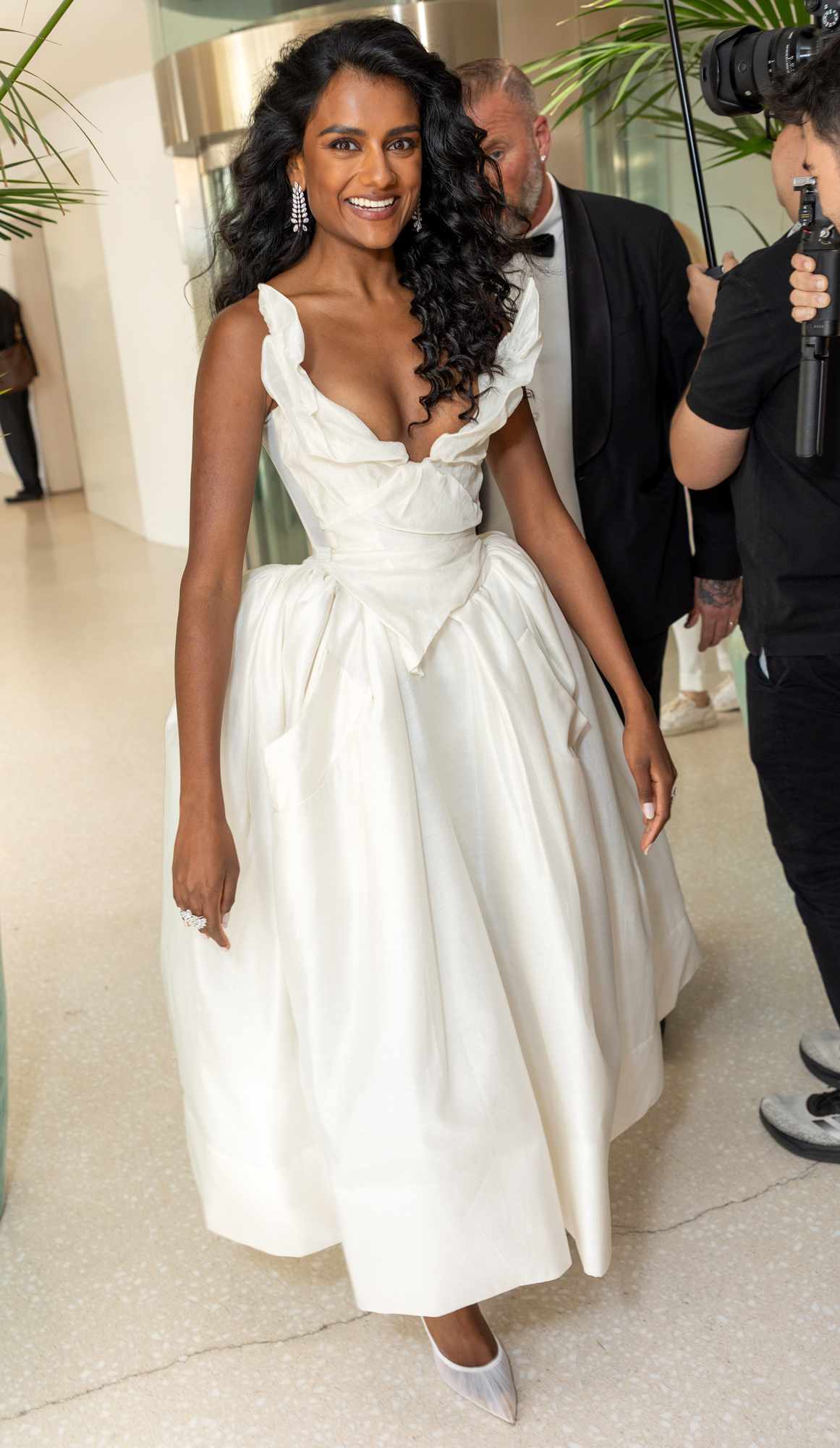 Simone Ashley is seen at Hotel Martinez during day eleven of the 78th Cannes Film Festival on May 23, 2025 in Cannes, France.