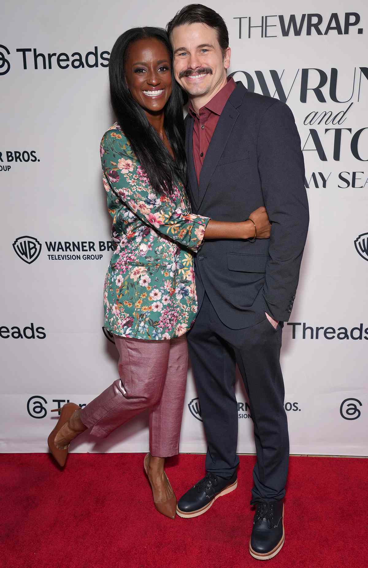 Skye P. Marshall and Jason Ritter attend TheWrap's 2025 Showrunners and Creators Breakfast