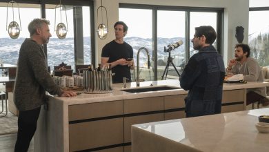 Steve Carell, Cory Michael Smith, Jason Schwartzman, Ramy Youssef in Mountainhead