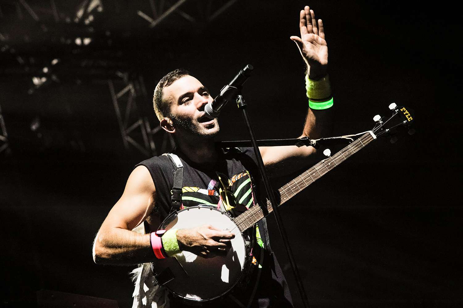 Sufjan Stevens performs during the 2016 Panorama NYC on Randell's Island on July 23, 2016 in New York City