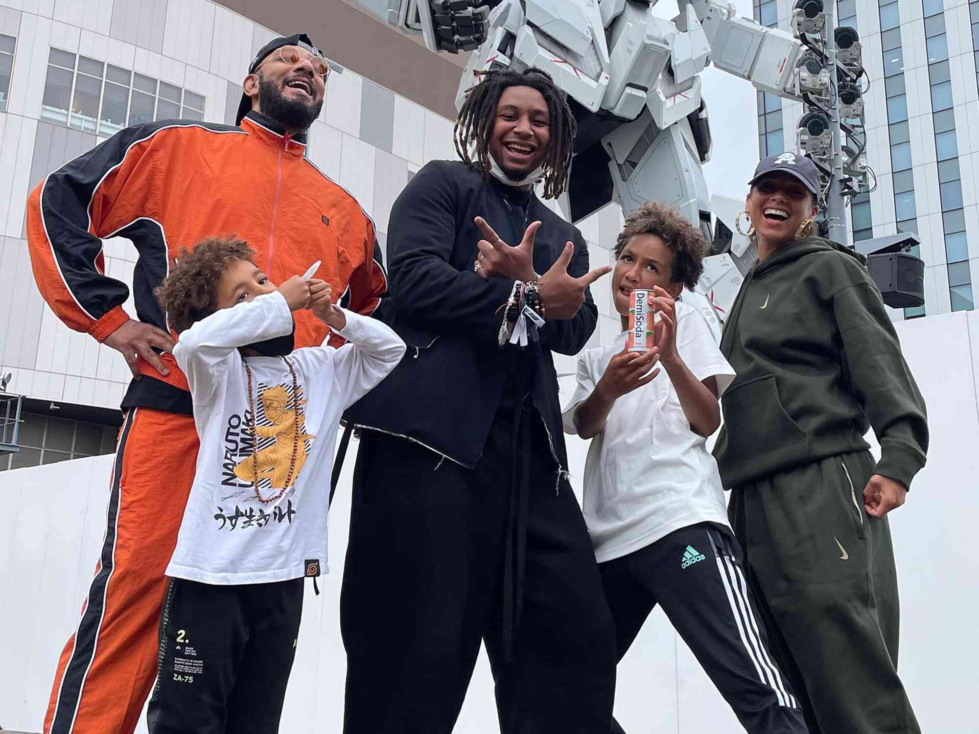 Alicia Keys and Swizz Beatz's family