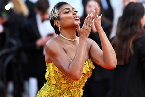 Taraji P. Henson at "The History of Sound" Premiere during The 78th Cannes Film Festival at Palais des Festivals on May 21, 2025 in Cannes, France.