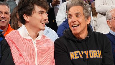 Timothée Chalamet and Ben Stiller Cheer for the Knicks, Plus Elle Fanning, Scarlett Johansson and More