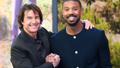 Tom Cruise and Michael B. Jordan attend the