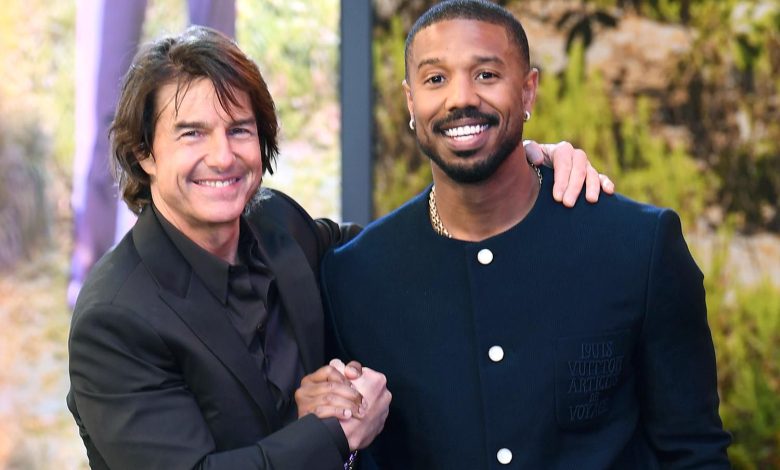 Tom Cruise and Michael B. Jordan attend the