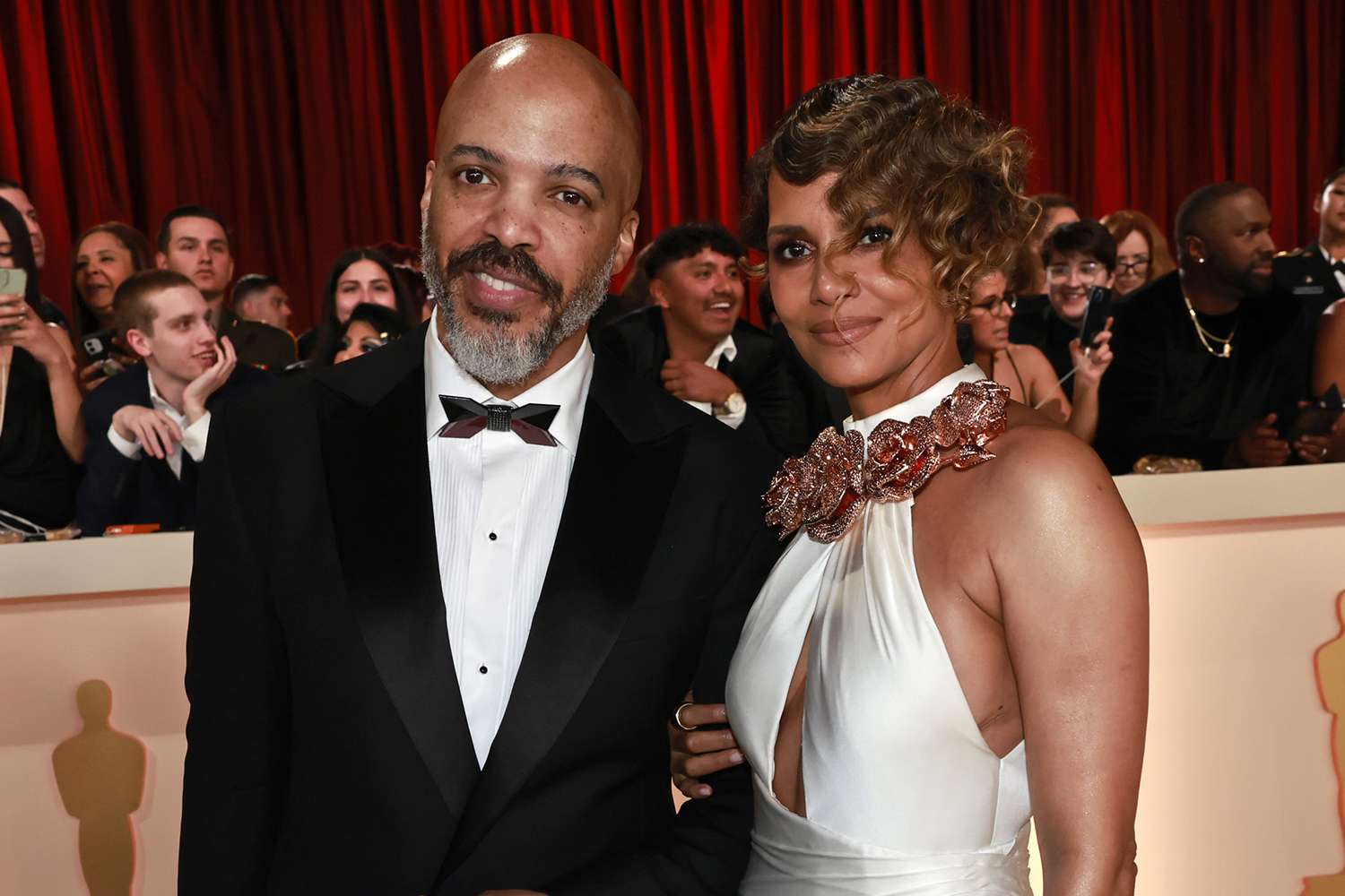 Van Hunt and Halle Berry attend the 95th Annual Academy Awards