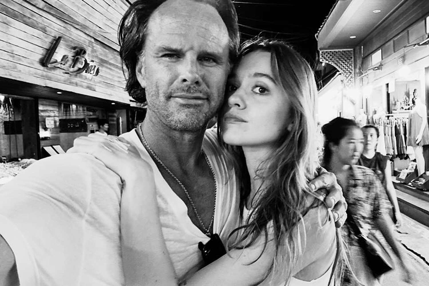 Walton Goggins and Aimee Lou Wood