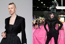Ethan Mundt aka Utica Queen in Project Runway press, Dragcon LA