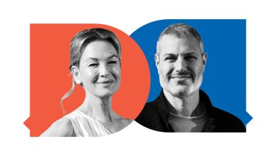 Renée Zellweger and Michael Morris
