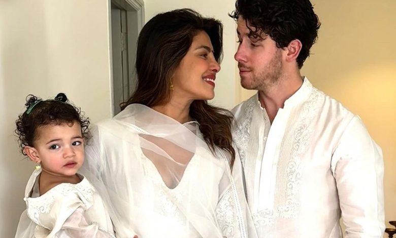 Priyanka Chopra, Malti and Nick Jonas