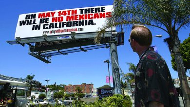 A Day Without A Mexican billboard